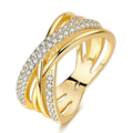 925 Sterling Silver LOVE Wedding Ring | Sparkling Zircon Engagement Ring for Women