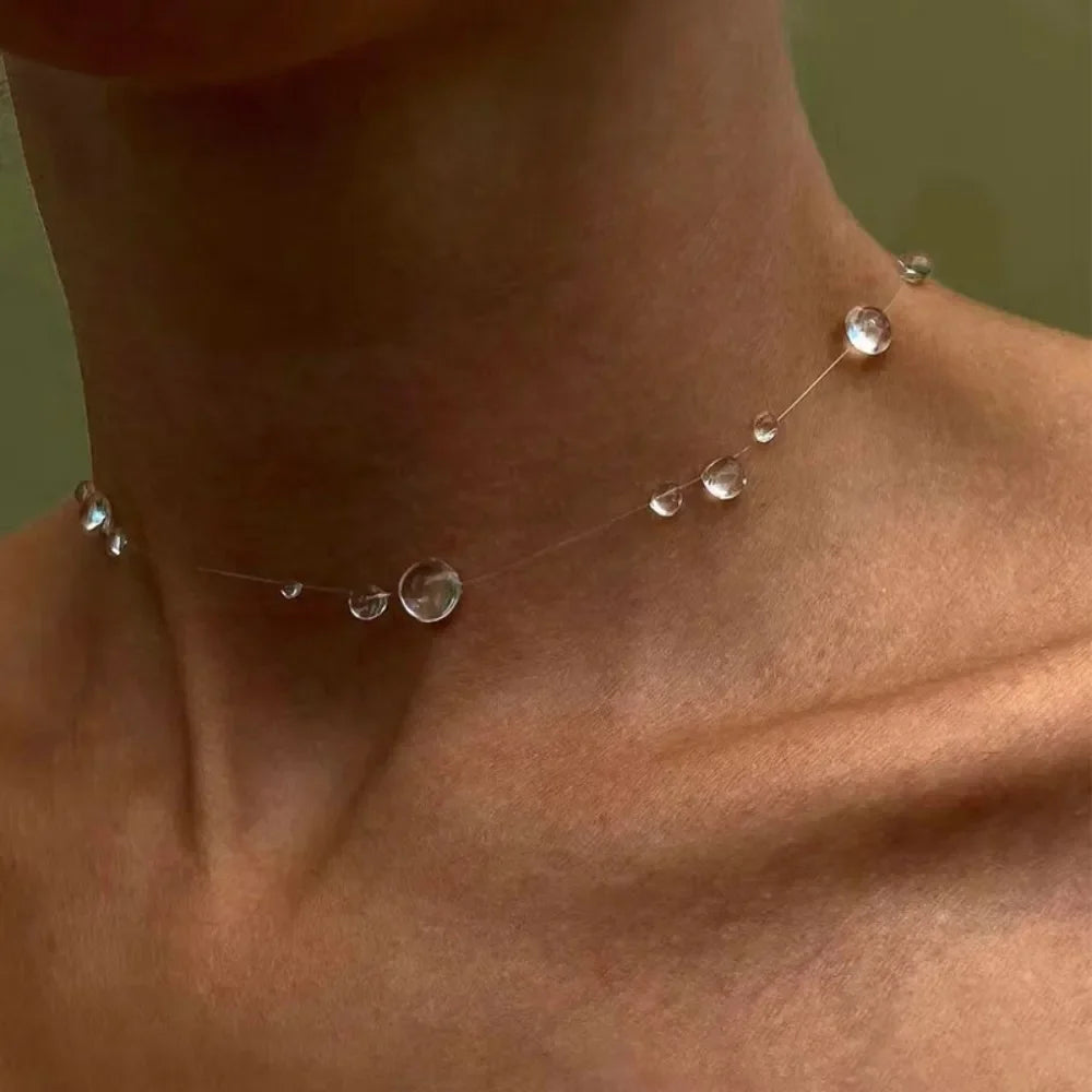 Crystal Dewdrop Charm Jewellery
