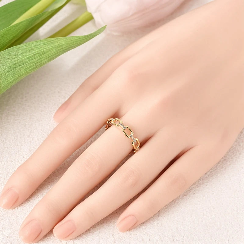 925 Sterling Silver LOVE Wedding Ring | Sparkling Zircon Engagement Ring for Women