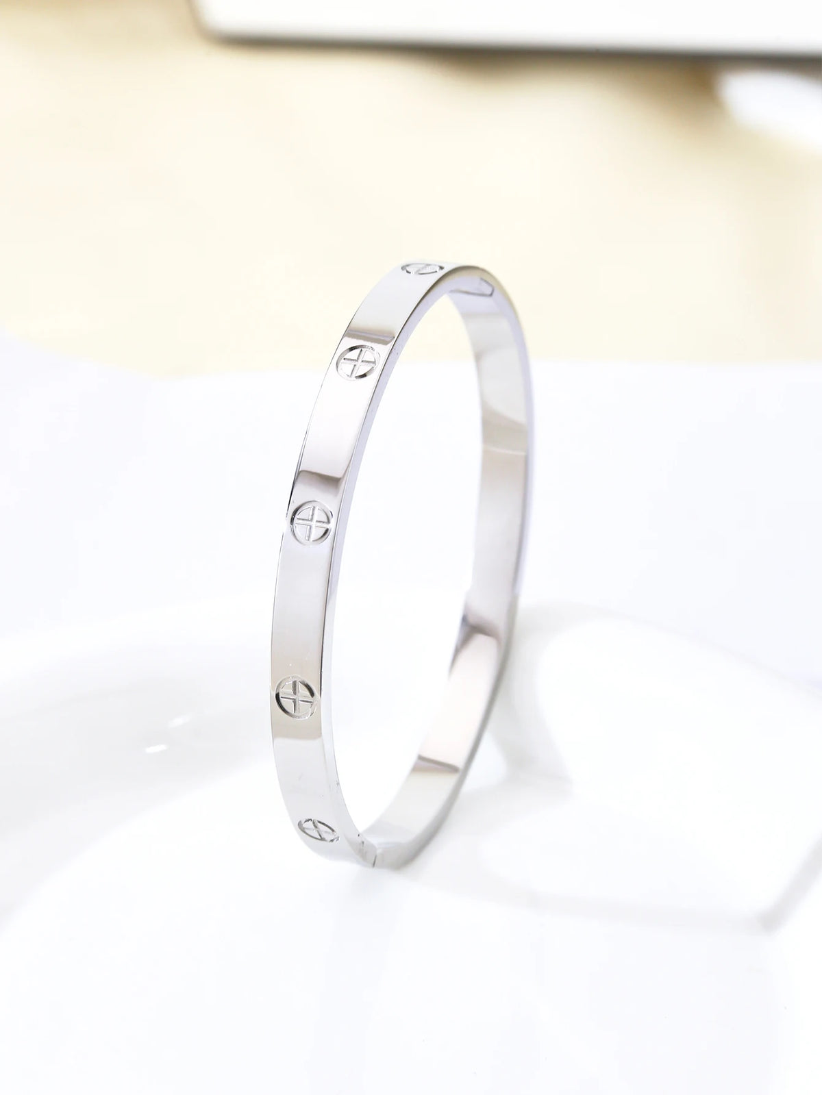 18K Gold-Plated Stainless Steel Ladies' Bracelet