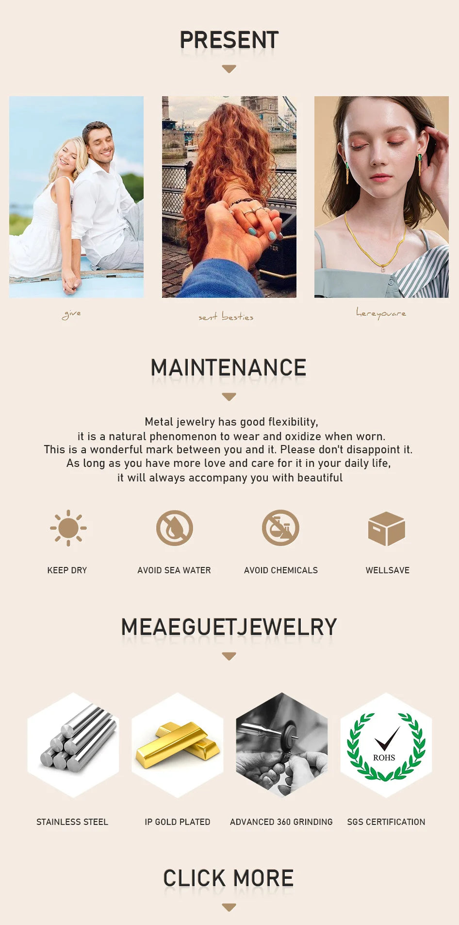 Gold Bowknot Jewelry Set for Women – Necklace, Bracelet & Earrings